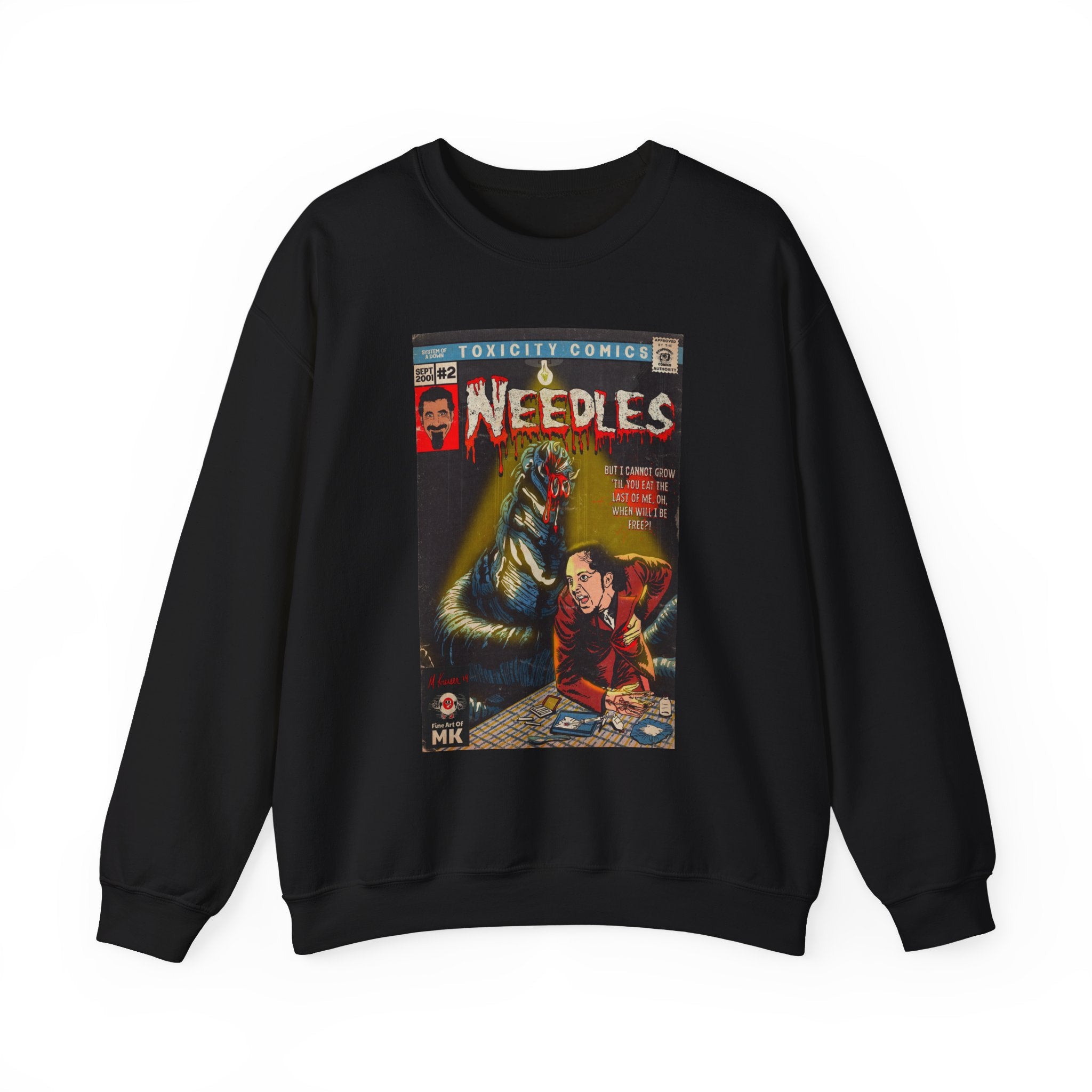 Needles - Unisex Heavy Blend™ Crewneck Sweatshirt