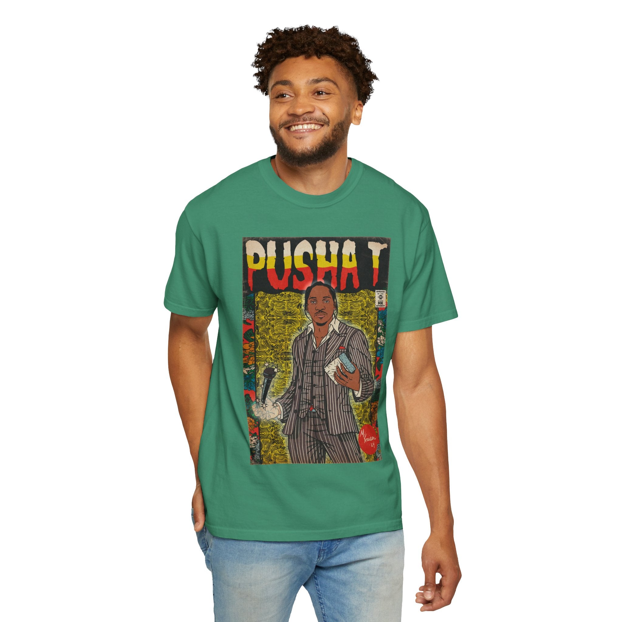 Push - Comic Book Art - Unisex Comfort Colors T-shirt