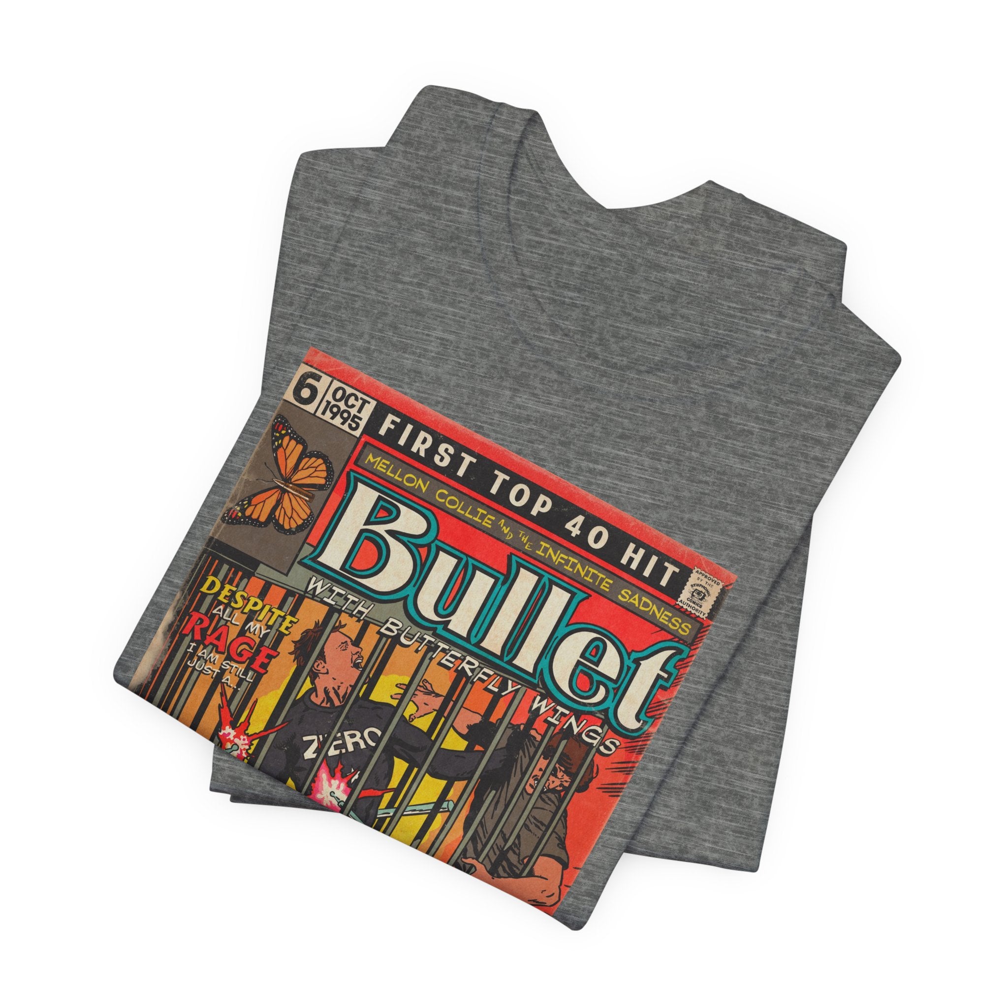Bullet With Butterfly Wings - Unisex Jersey Short Sleeve Tee