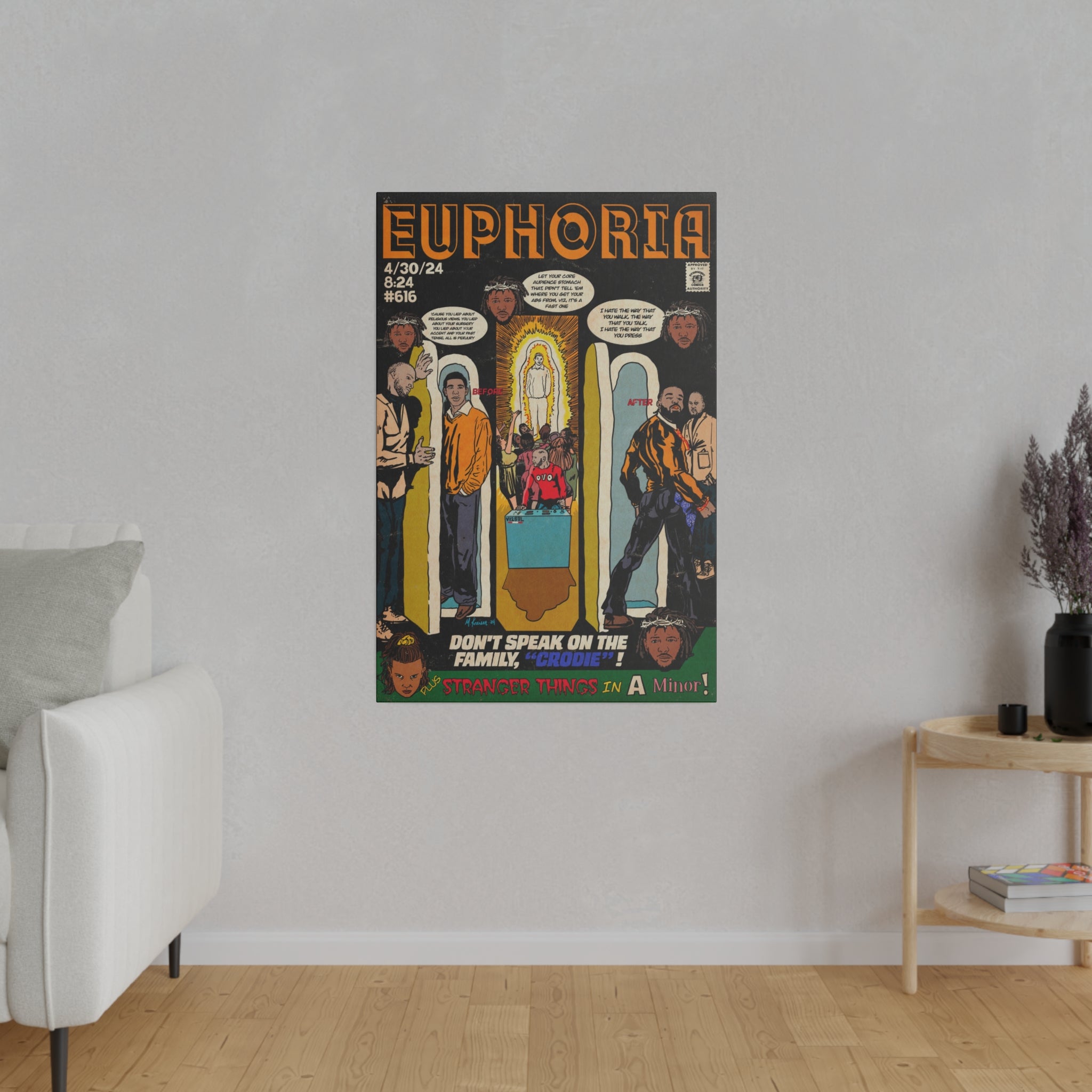 Euphoria - Matte Canvas, Stretched, 0.75"