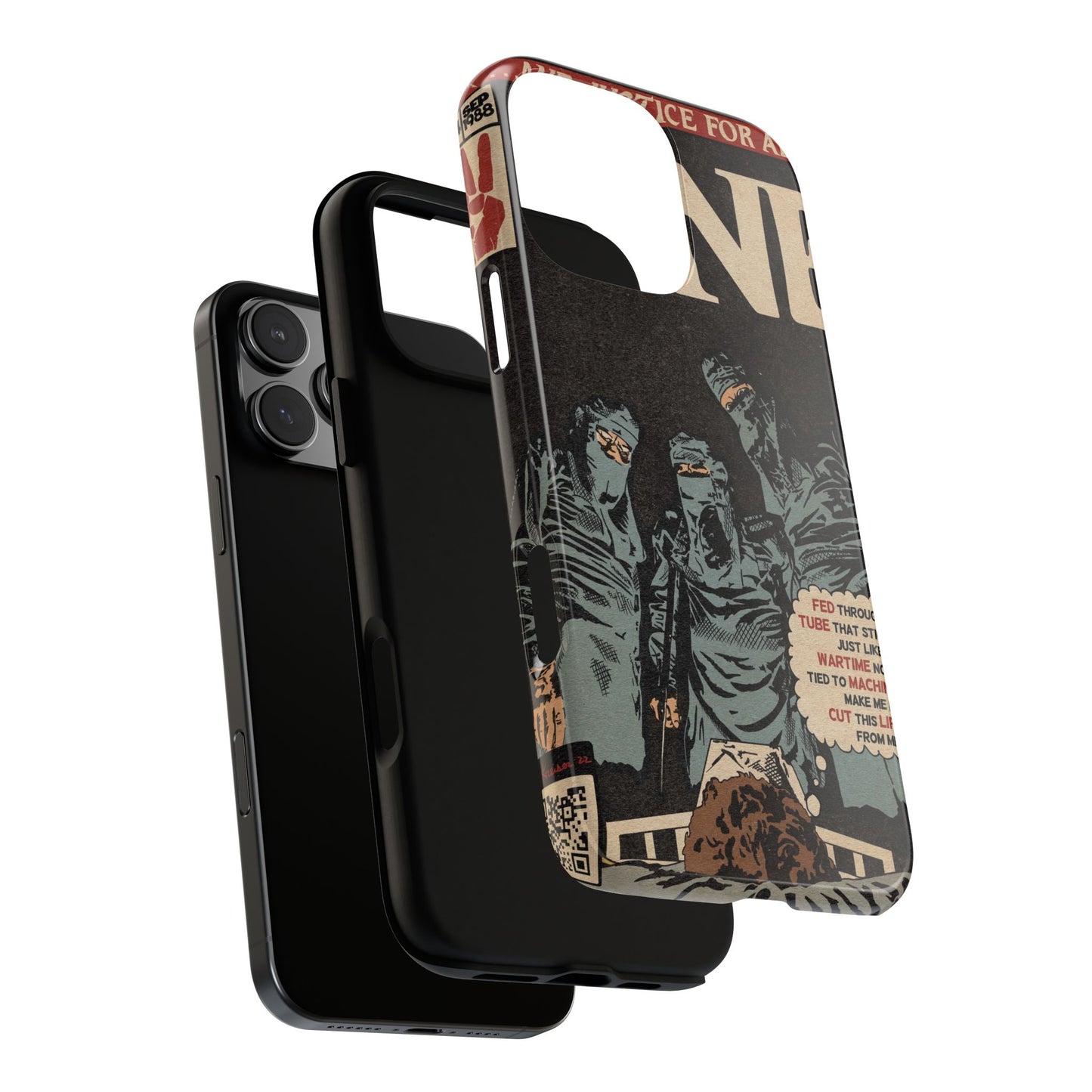 Metallica- One - Johnny Got His Gun Comic Book Art - Tough Phone Cases