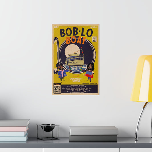 Boblo Boat - Vertical Matte Poster