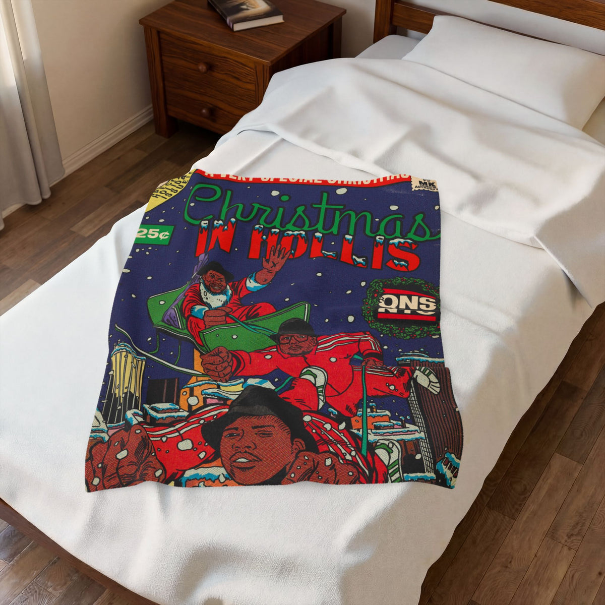 Christmas in Hollis - Velveteen Plush Blanket