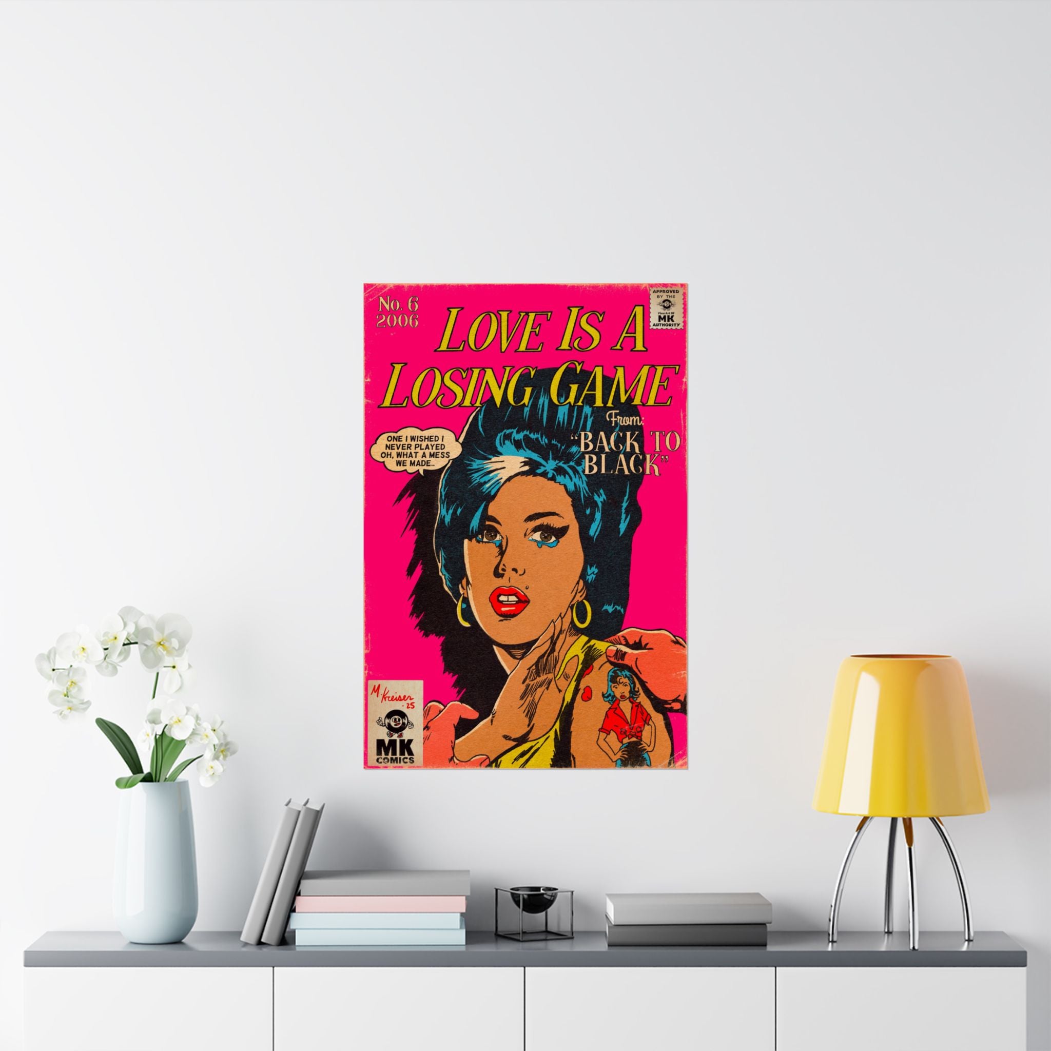 Love Is A Losing Game - Vertical Matte Poster