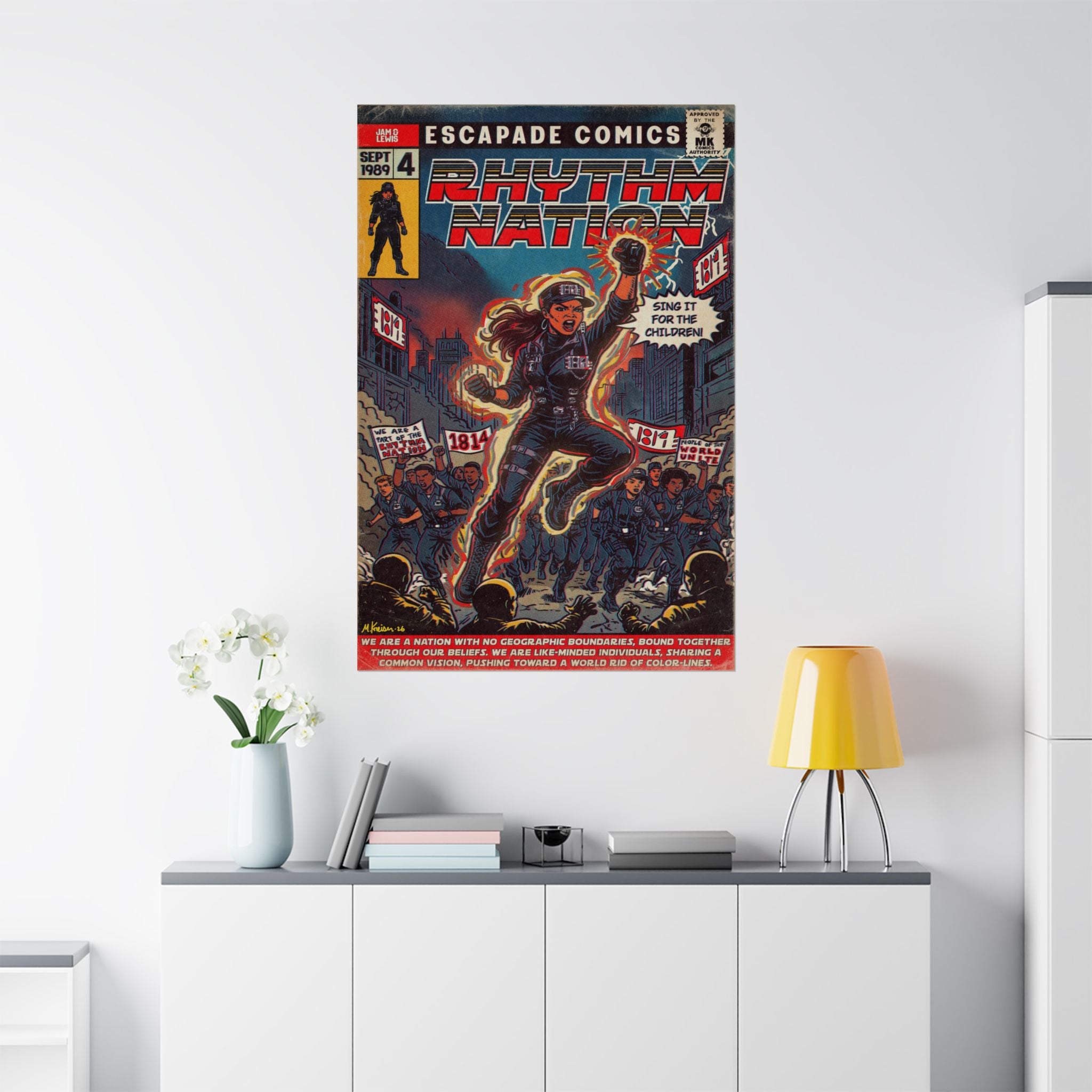 Rhythm Nation - Matte Vertical Posters