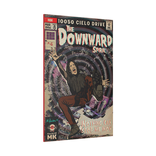 The Downward Spiral - Matte Canvas, Stretched, 0.75"