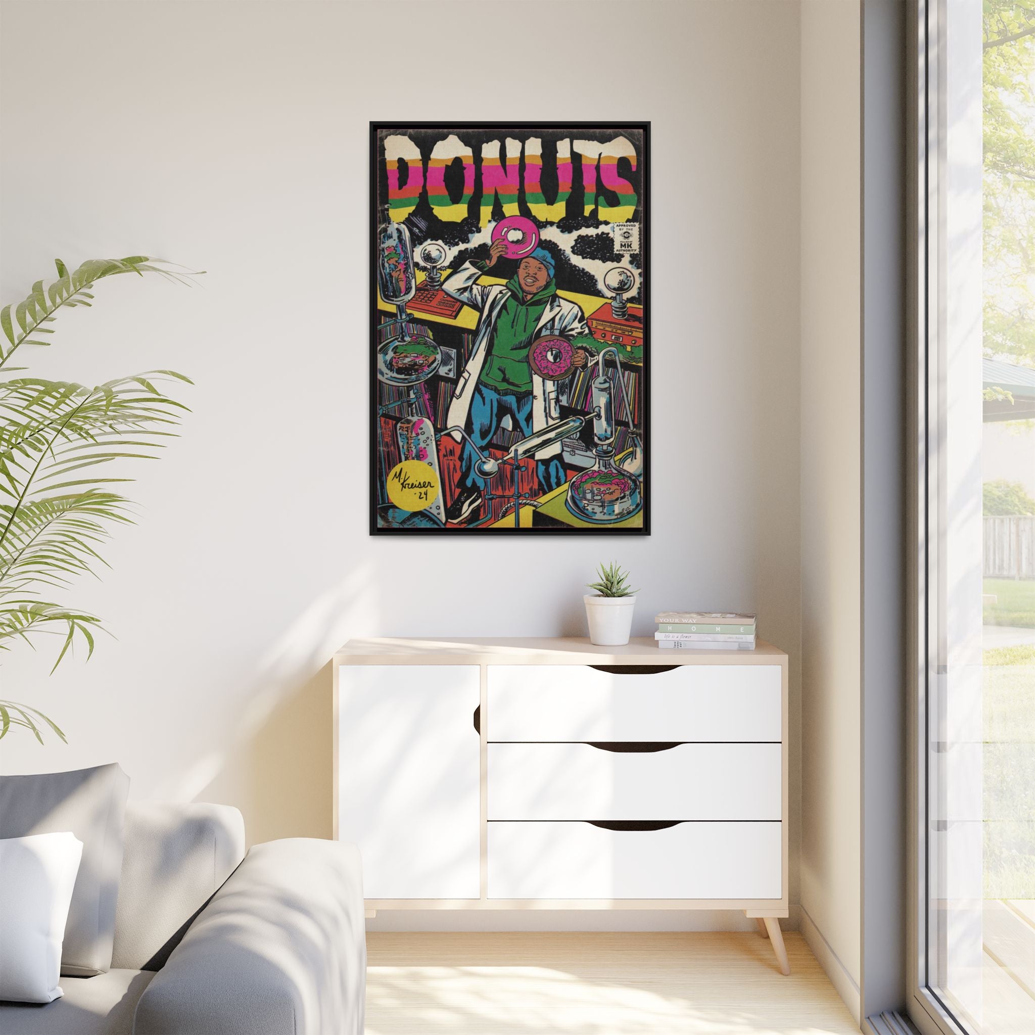 Donuts - Gallery Canvas Wraps, Vertical Frame