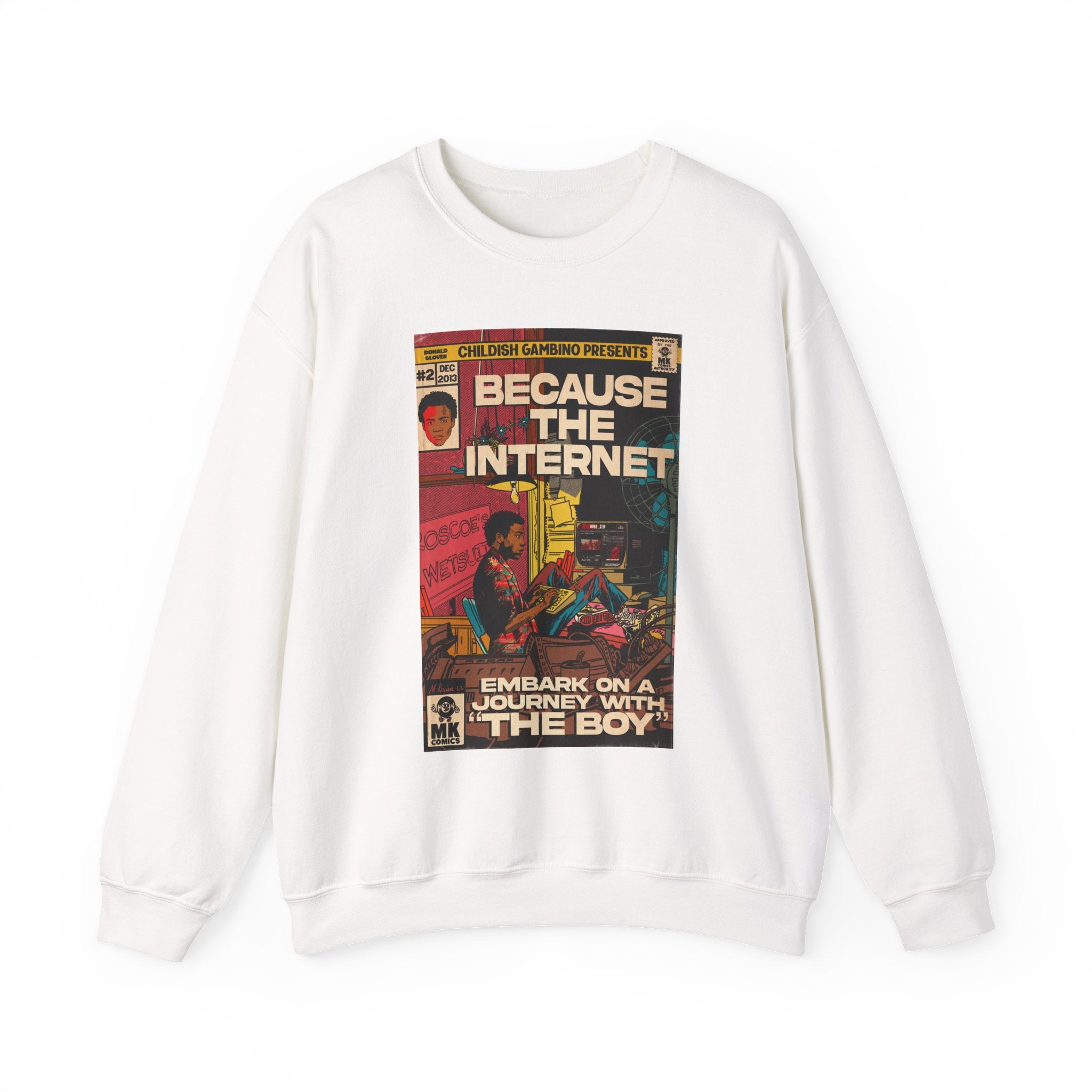 Because The Internet - Unisex Heavy Blend™ Crewneck Sweatshirt