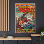 Fantasy Remix - Matte Canvas, Framed (Multi-color)