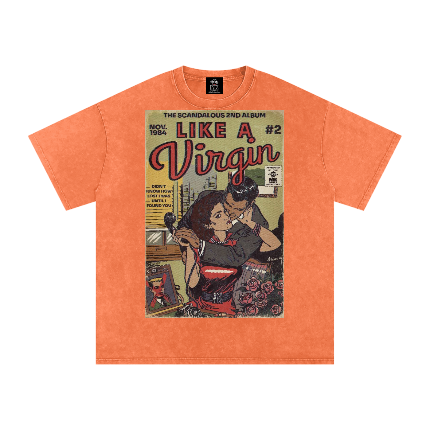 Like a Virgin - Snow Washed Oversized Cotton T-Shirt