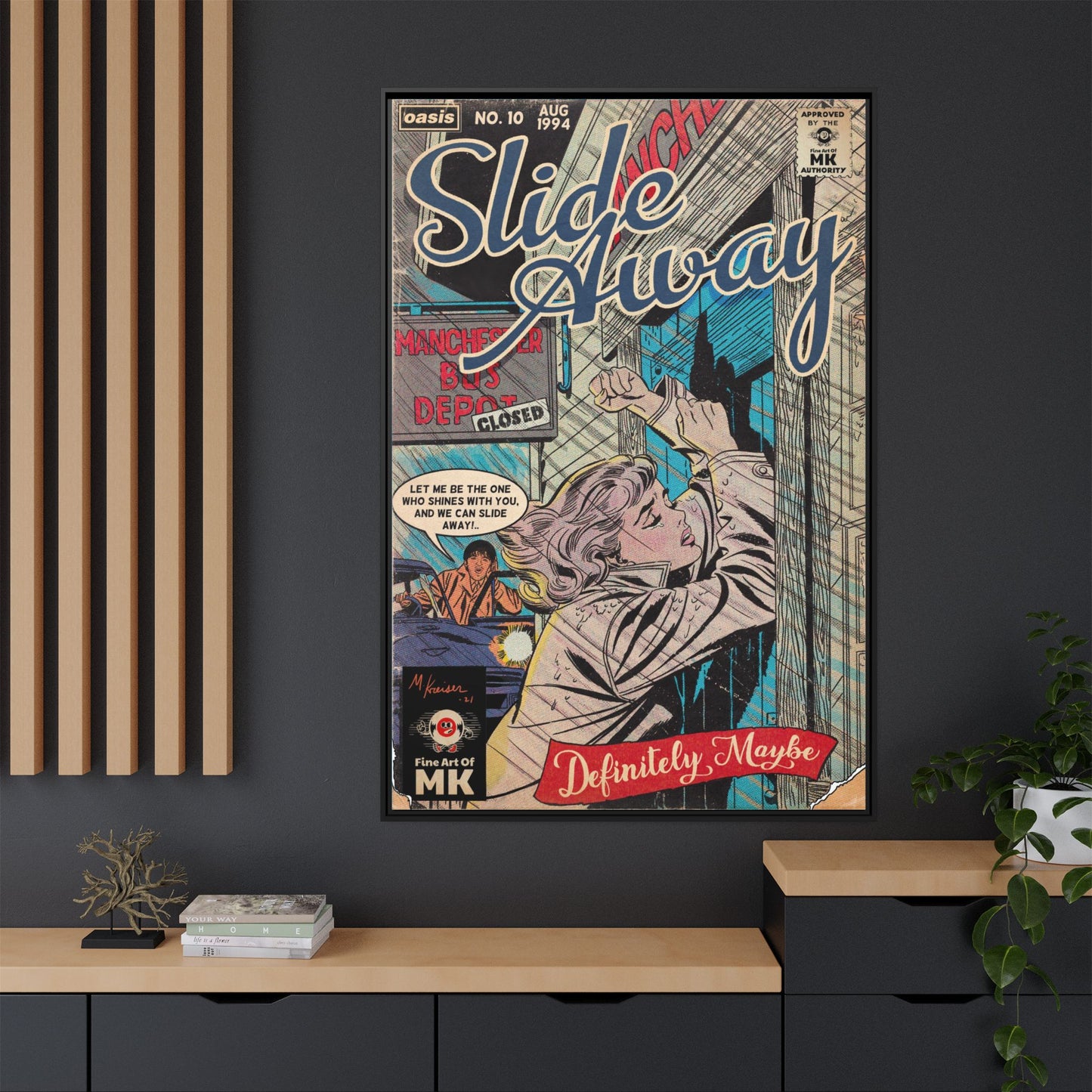 Oasis - Slide Away - Gallery Canvas Wraps, Vertical Frame