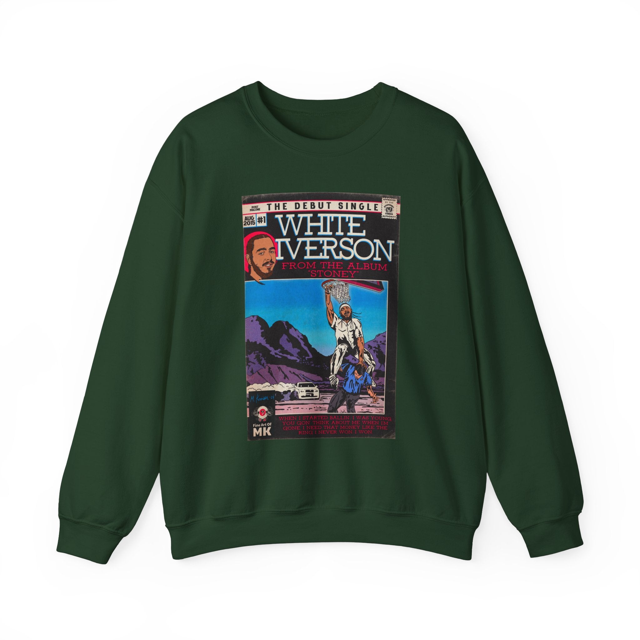 White Iverson -  Unisex Heavy Blend™ Crewneck Sweatshirt