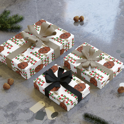 Rudolph - Christmas- Gift Wrapping Paper Rolls, 1pc