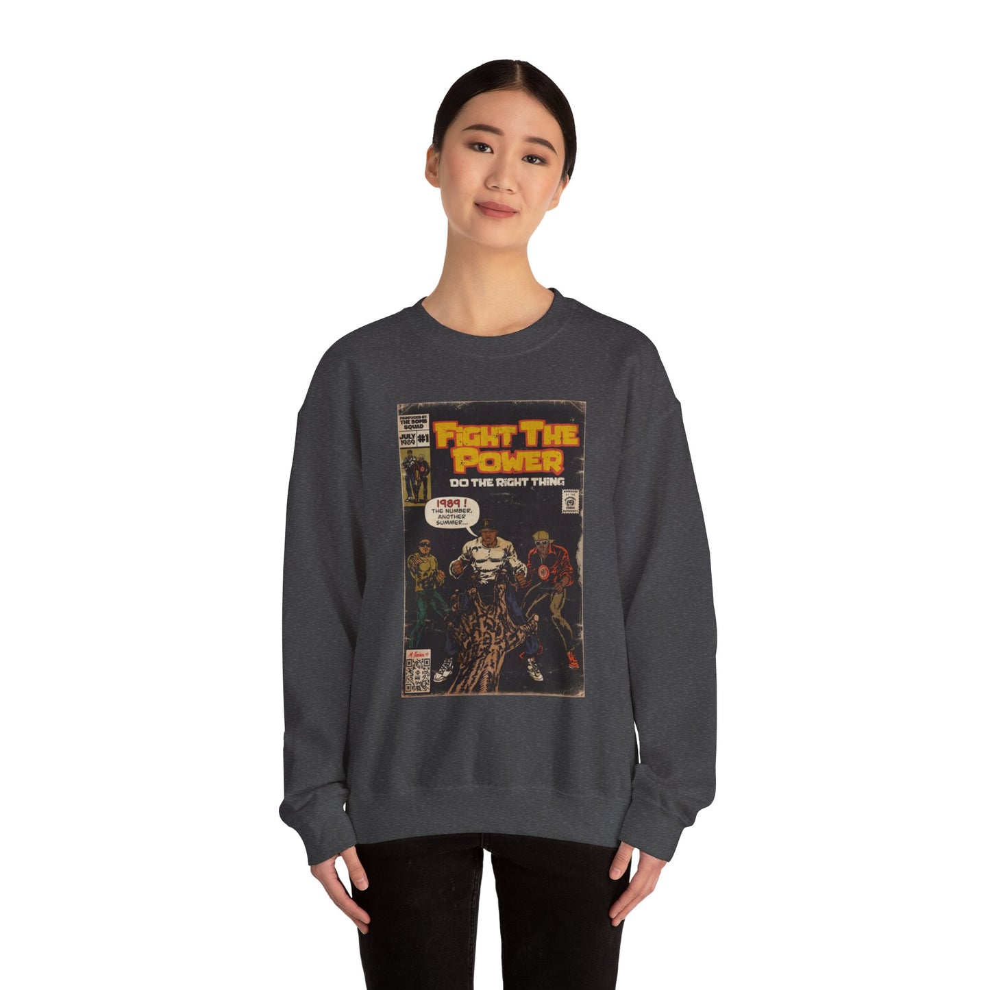 Public Enemy - Fight The Power -  Unisex Heavy Blend™ Crewneck Sweatshirt