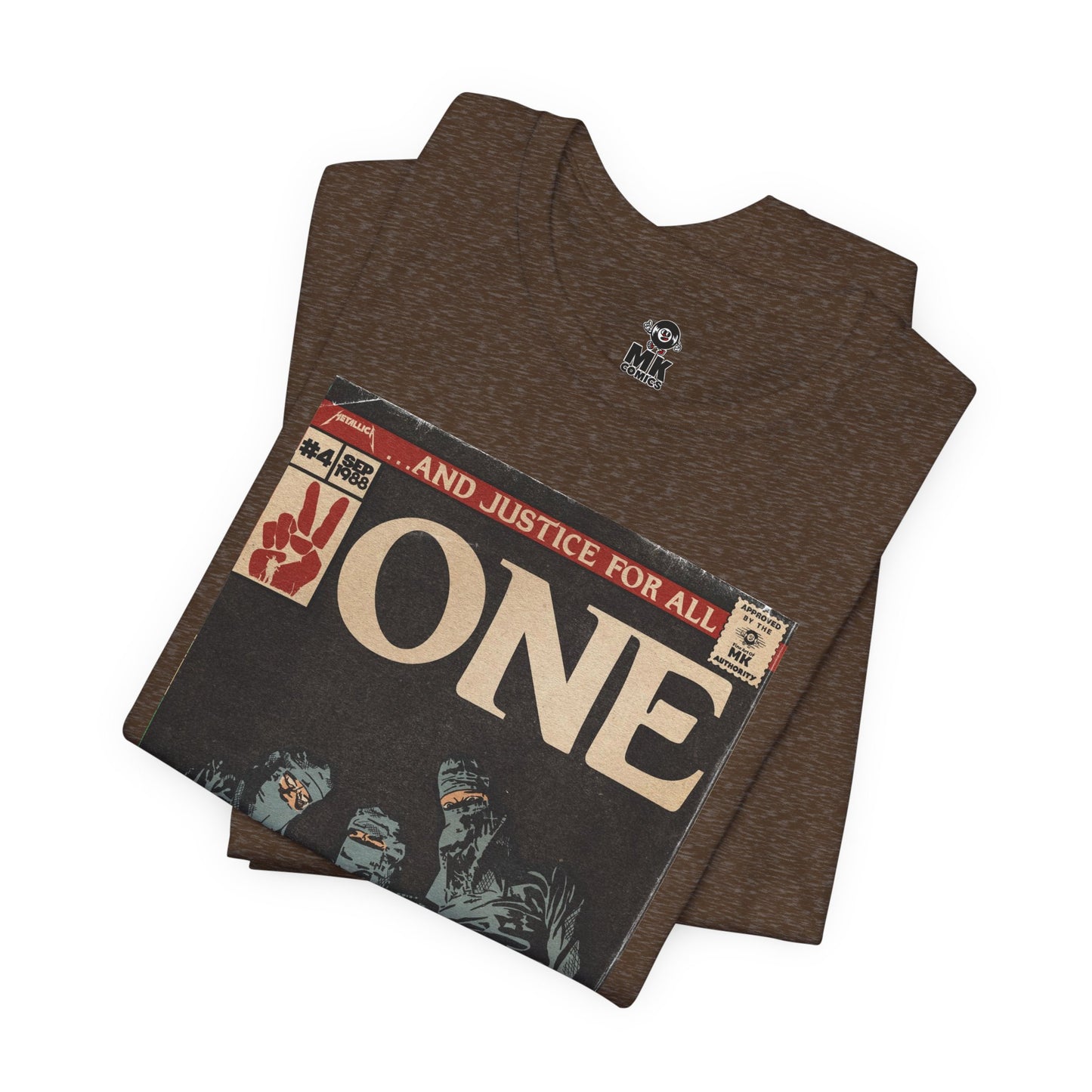 Metallica- One - Comic Book Art - Unisex Jersey Short Sleeve Tee