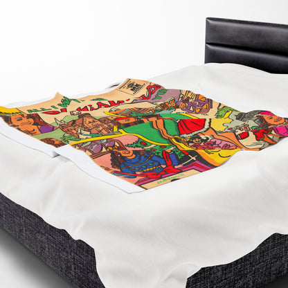 All I Want for Christmas... - Velveteen Plush Blanket