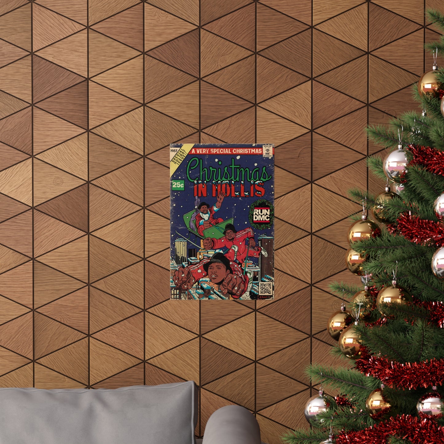 RUN DMC - Christmas In Hollis- Vertical Matte Poster