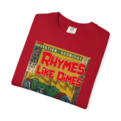 MF DOOM - Rhymes Like Dimes - Unisex Comfort Colors T-shirt