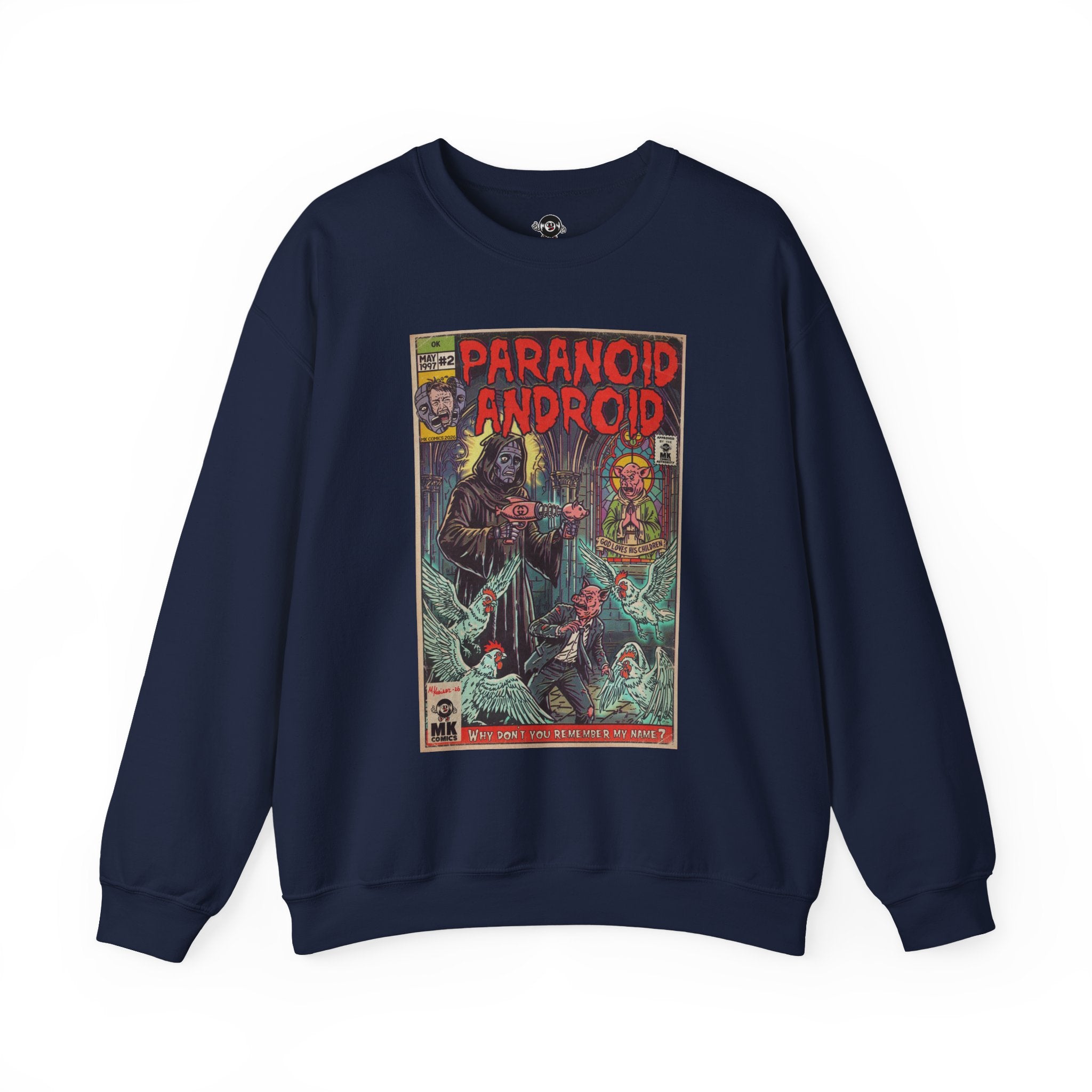 Paranoid Android - Unisex Heavy Blend™ Crewneck Sweatshirt