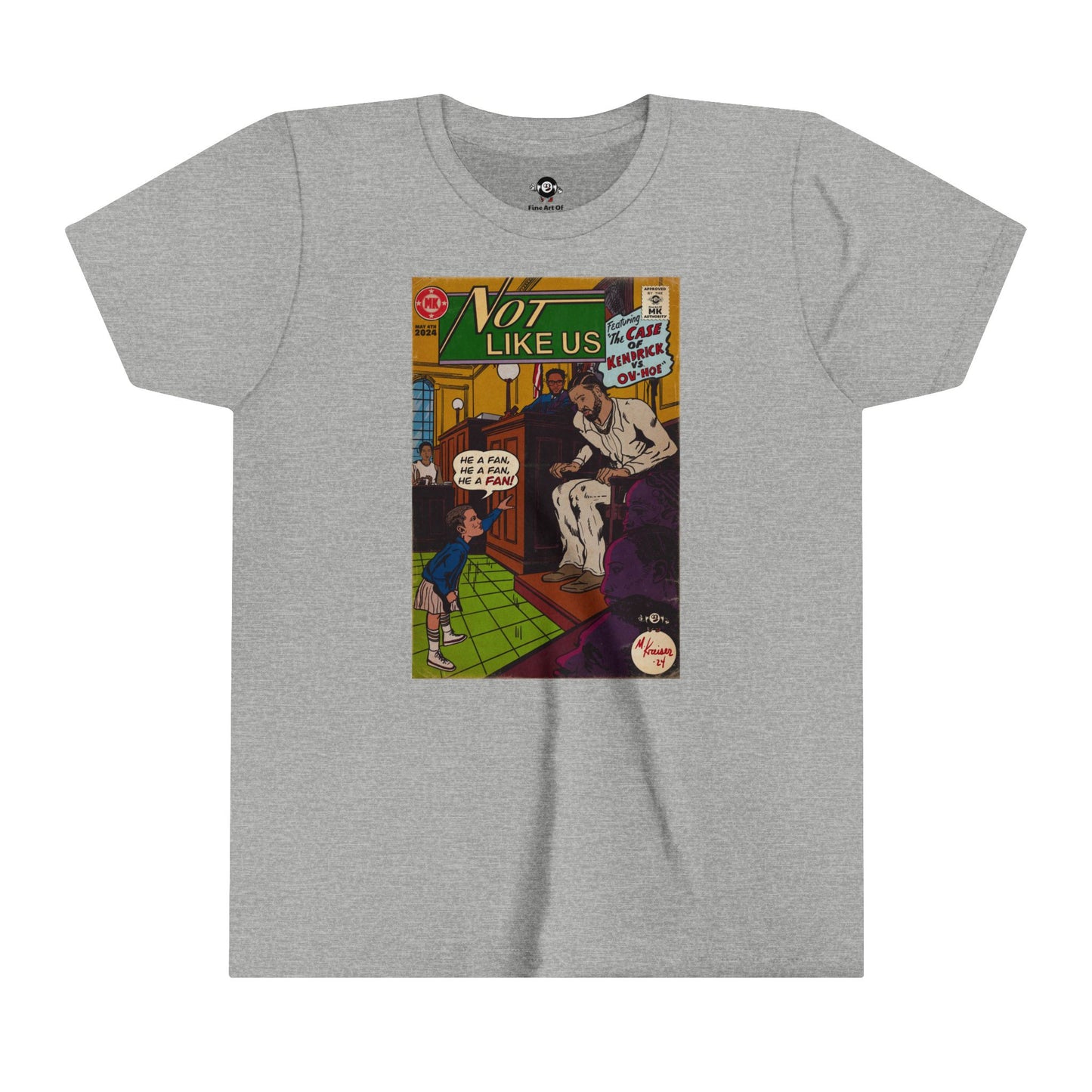 KIDS - Kendrick Lamar - Not Like Us - Youth Short Sleeve Tee