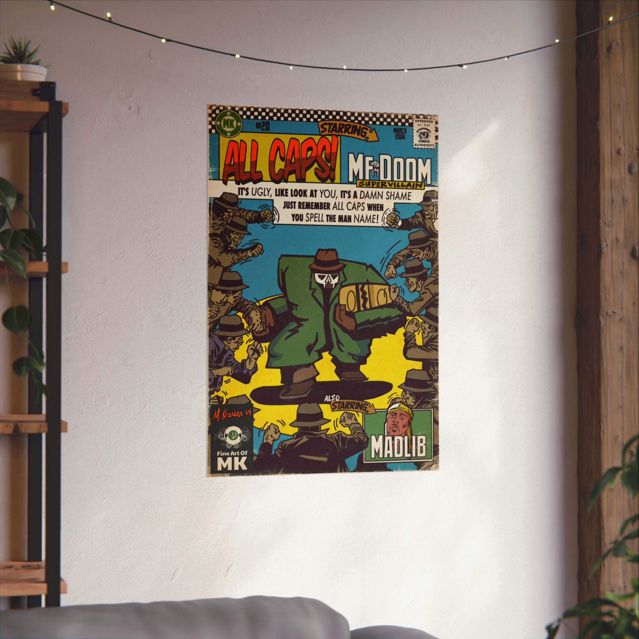 All Caps - Matte Vertical Posters