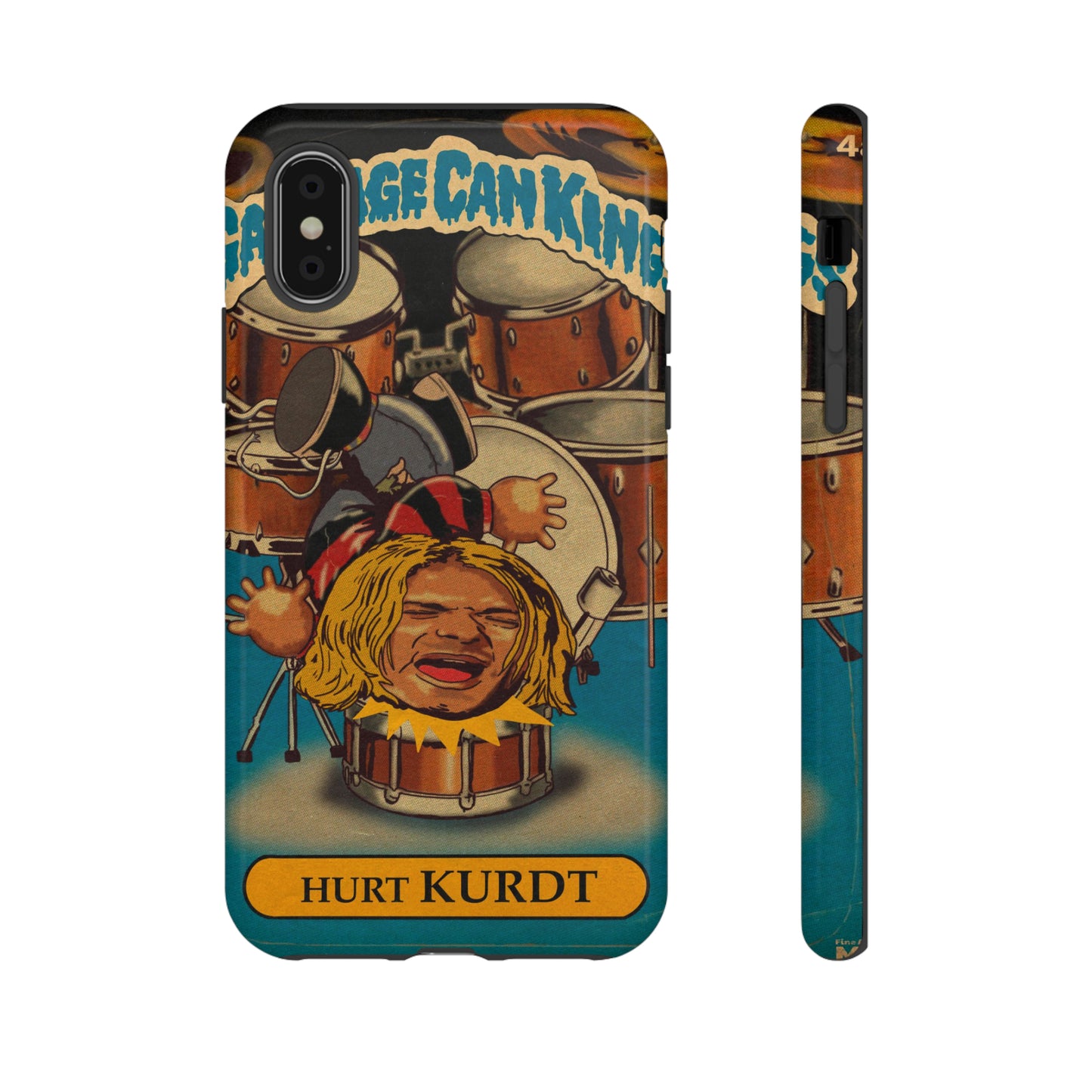 Hurt KURDT - Garbage Can Kings - Nirvana - Tough Phone Cases