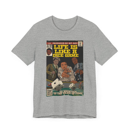 Nas, Gibbs, Cordae - Life is like a Dice Game - Unisex Jersey Short Sleeve Tee