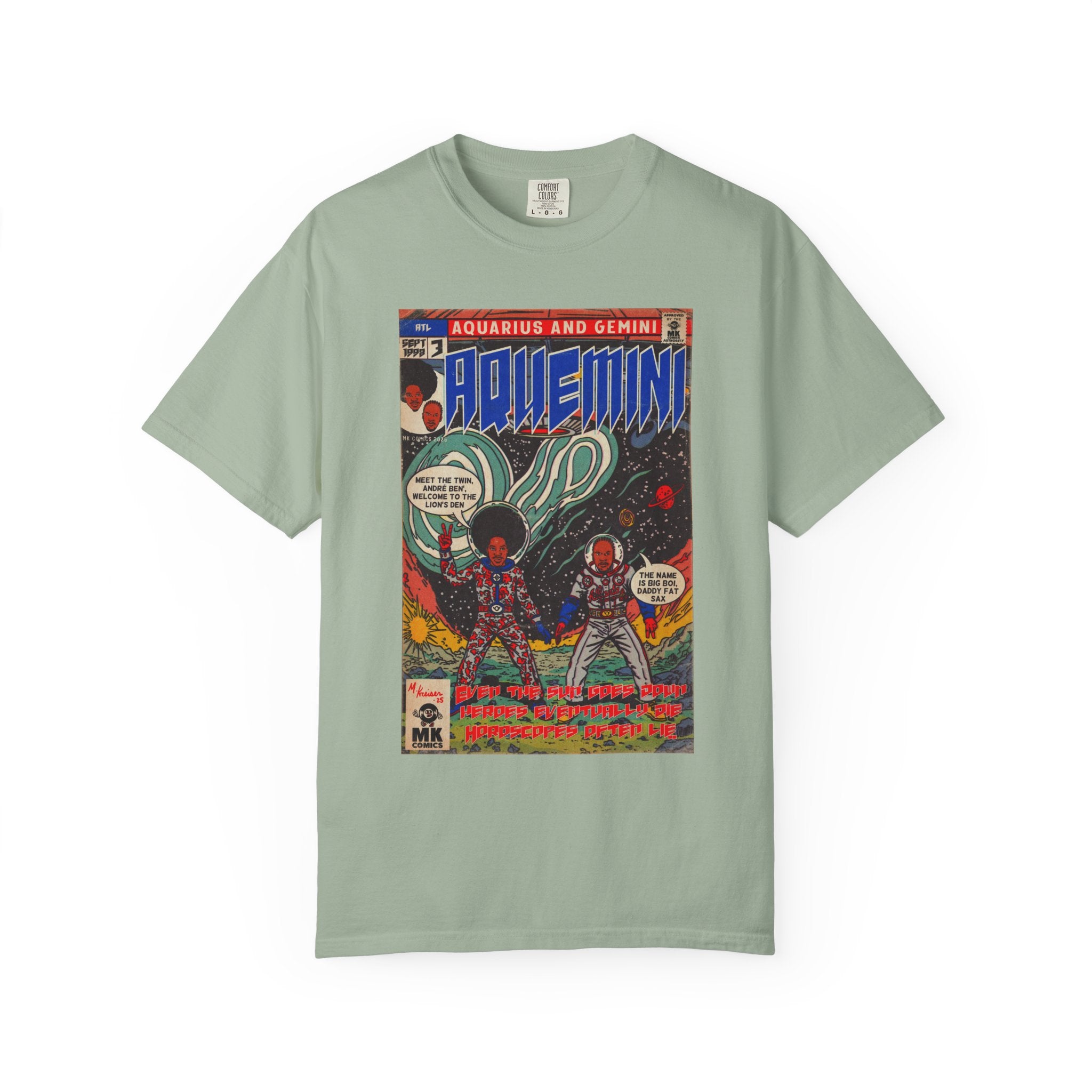 Aquemini - Comic Book Art - Unisex Comfort Colors T-shirt