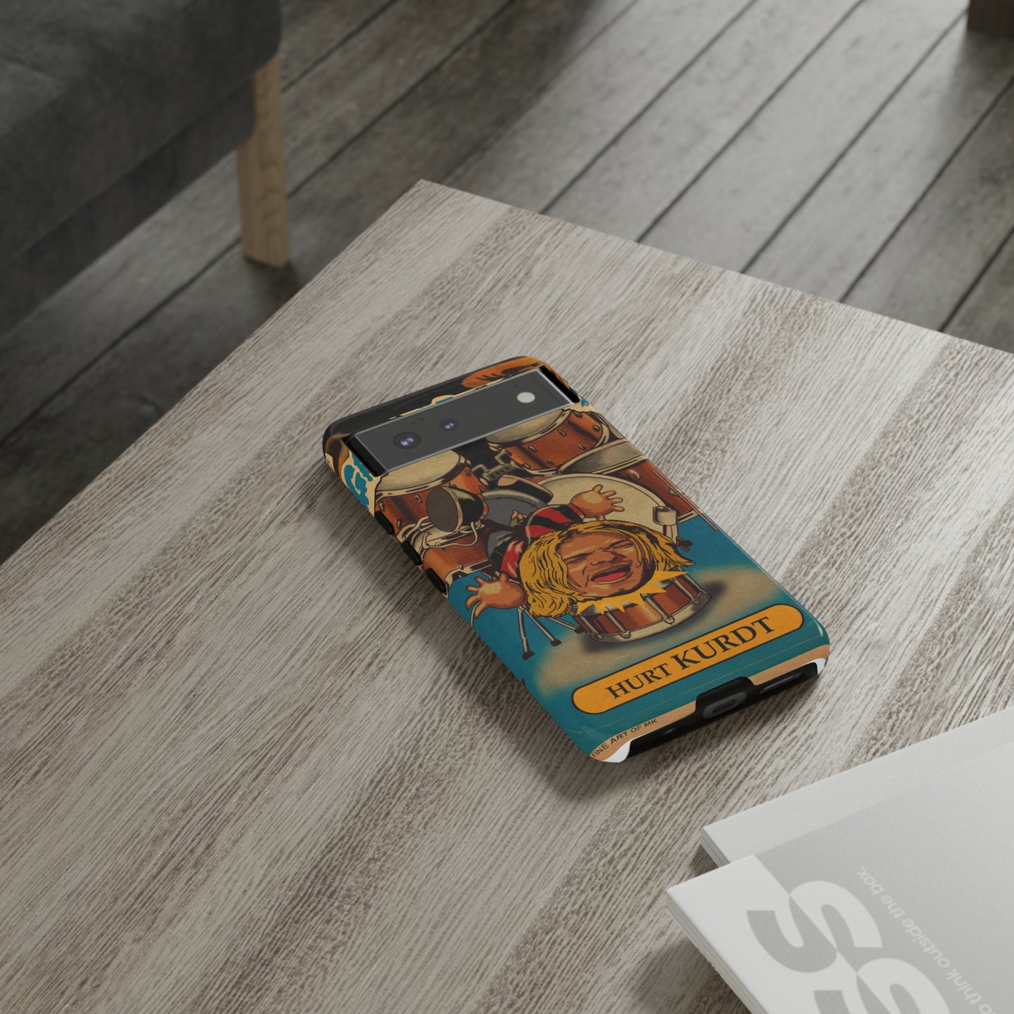 Hurt KURDT - Garbage Can Kings - Nirvana - Tough Phone Cases