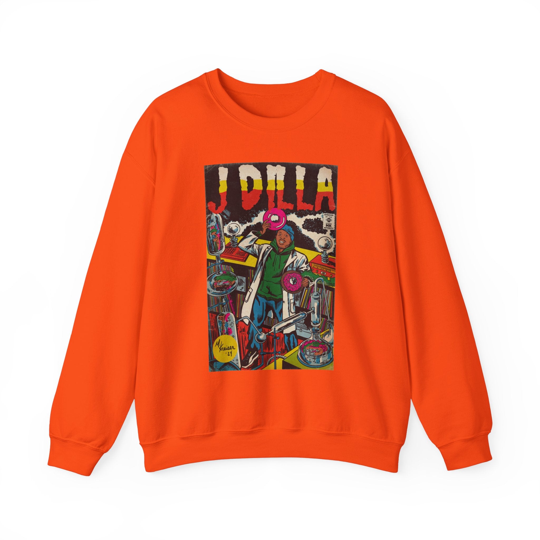 Dilla - Comic Book Art - Unisex Heavy Blend™ Crewneck Sweatshirt