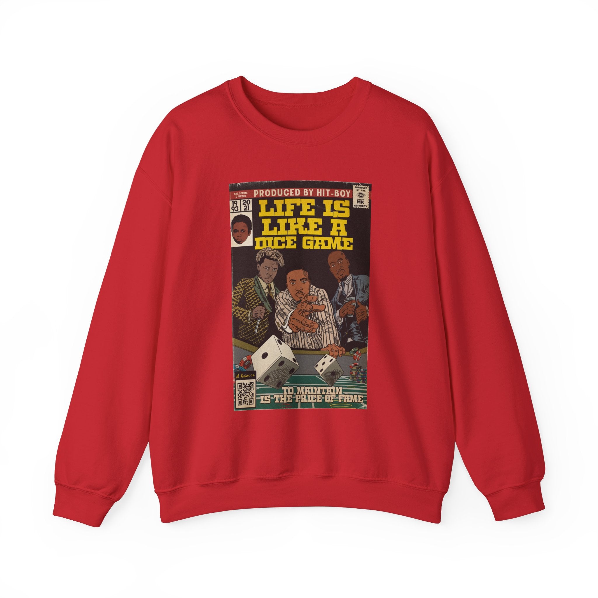 Life Is Like A Dice Game - Unisex Heavy Blend™ Crewneck Sweatshirt