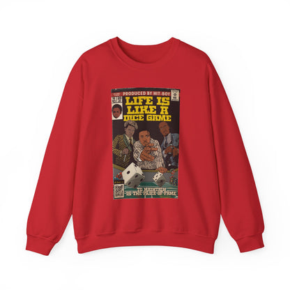 Nas, Cordae, & Freddie, Life Is Like A Dice Game - Unisex Heavy Blend™ Crewneck Sweatshirt