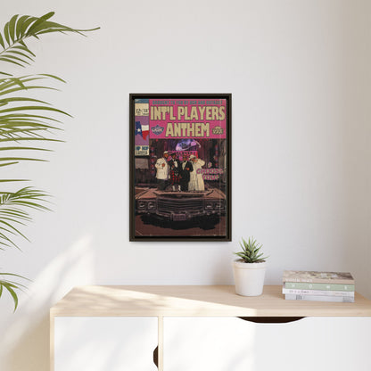 Int’l Players Anthem - Matte Canvas, Framed (Multi-color)