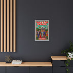 Bulls Parade -Matte Canvas, Framed (Multi-color)