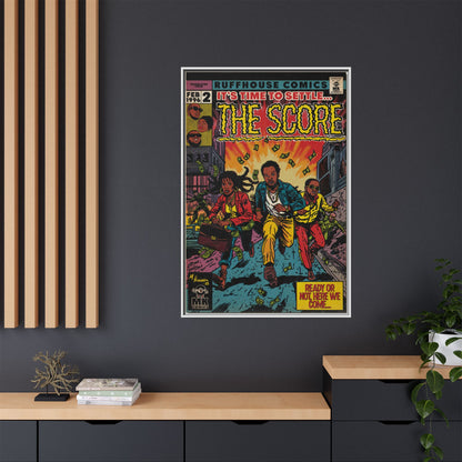 The Score - Matte Canvas, Framed (Multi-color)