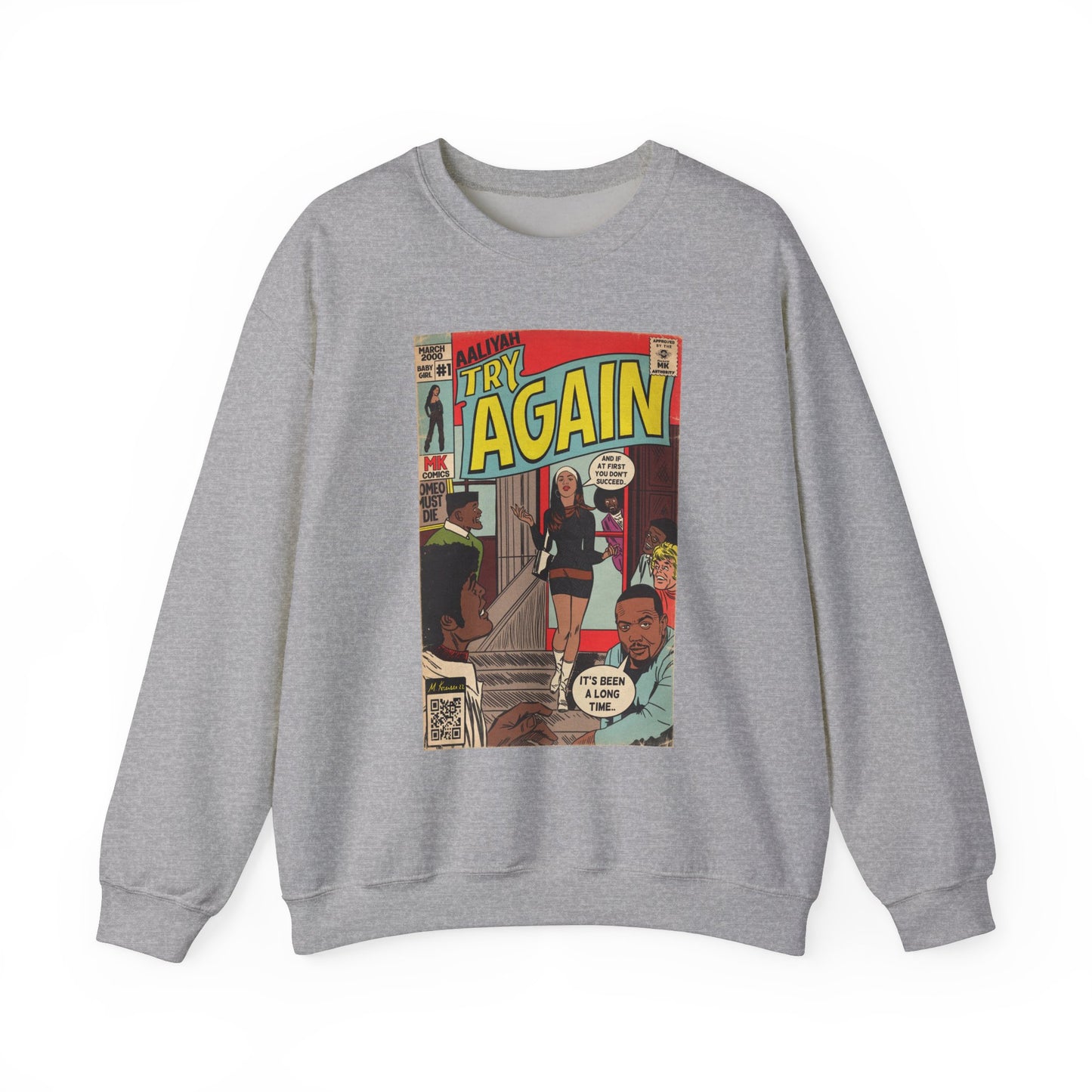 Aaliyah - Try Again - Unisex Heavy Blend™ Crewneck Sweatshirt