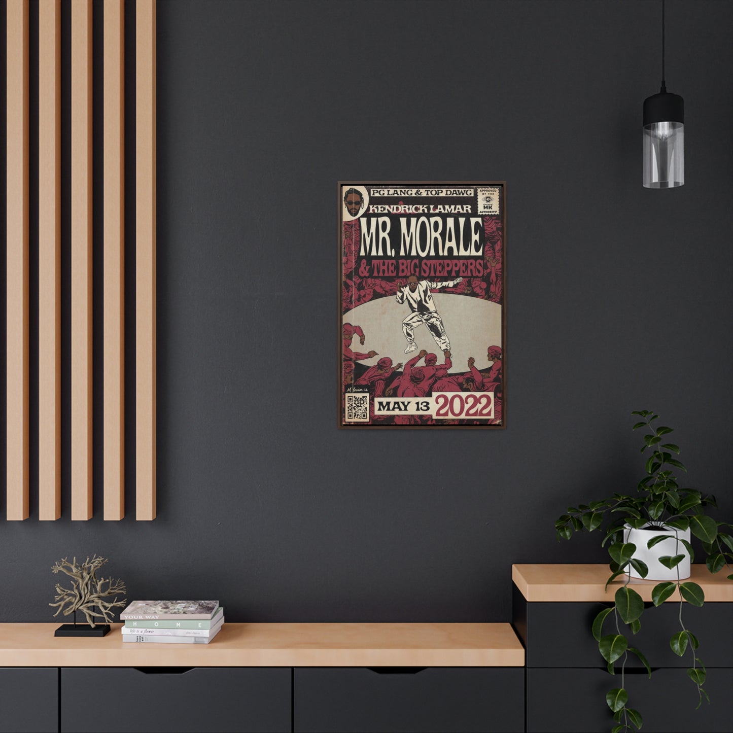 Kendrick Lamar - Mr. Morale & The Big Steppers - Gallery Canvas Wraps, Vertical Frame