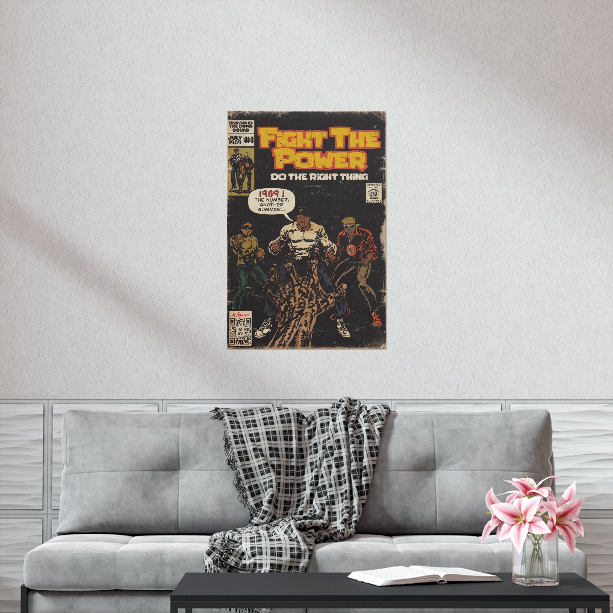 Fight The Power -  Vertical Matte Poster