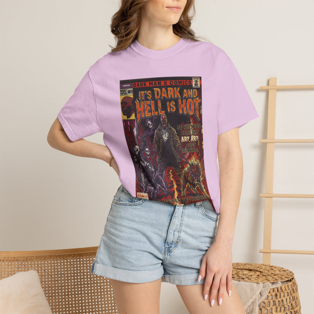 It's Dark & Hell is Hot - Unisex Comfort Colors T-shirt