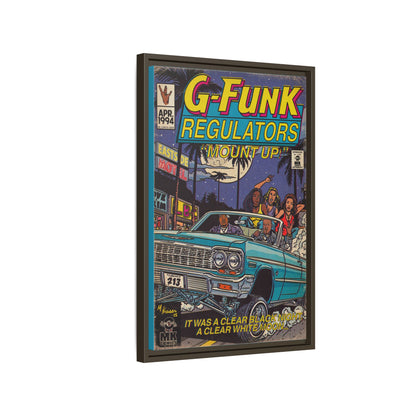 Regulate - Matte Canvas, Framed (Multi-color)