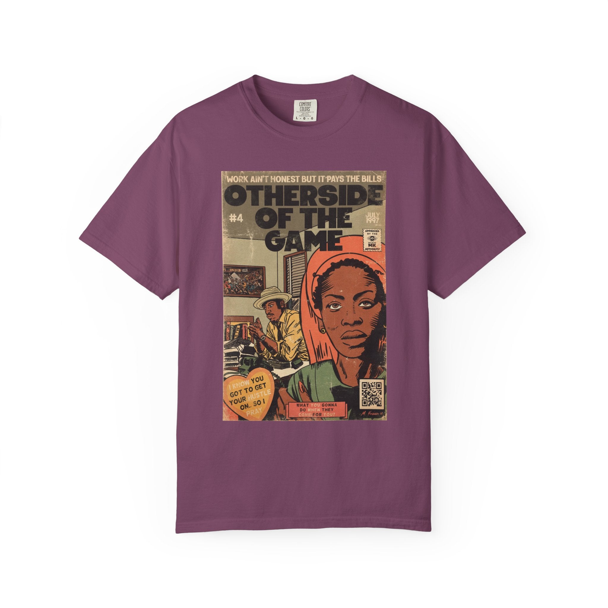 Otherside of the Game - Unisex Garment-Dyed T-shirt