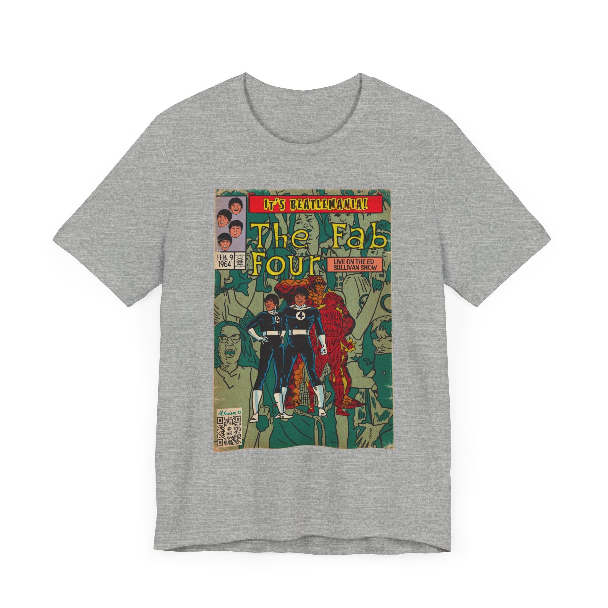 Beatlemania -  Unisex Jersey Short Sleeve Tee