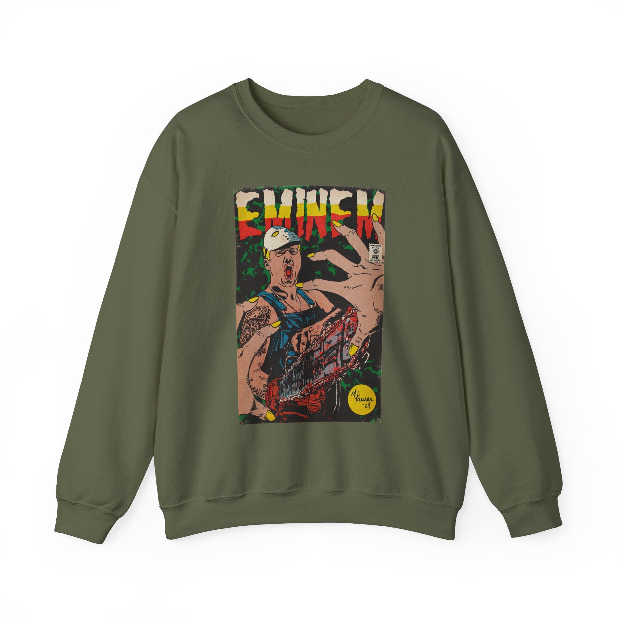 Em - Comic Book Art - Unisex Heavy Blend™ Crewneck Sweatshirt