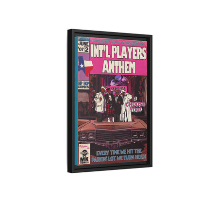Int’l Players Anthem - Matte Canvas, Framed (Multi-color)