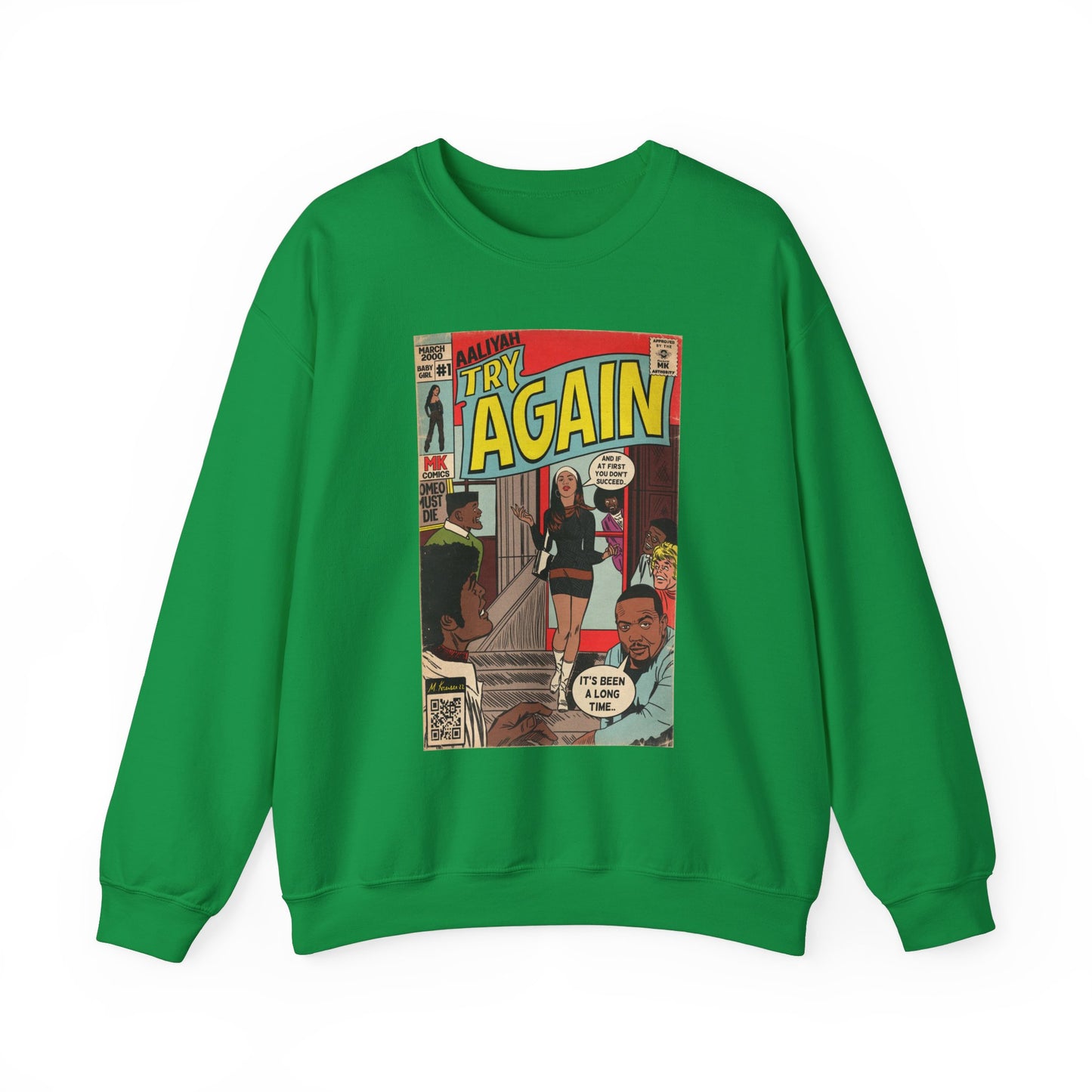 Aaliyah - Try Again - Unisex Heavy Blend™ Crewneck Sweatshirt