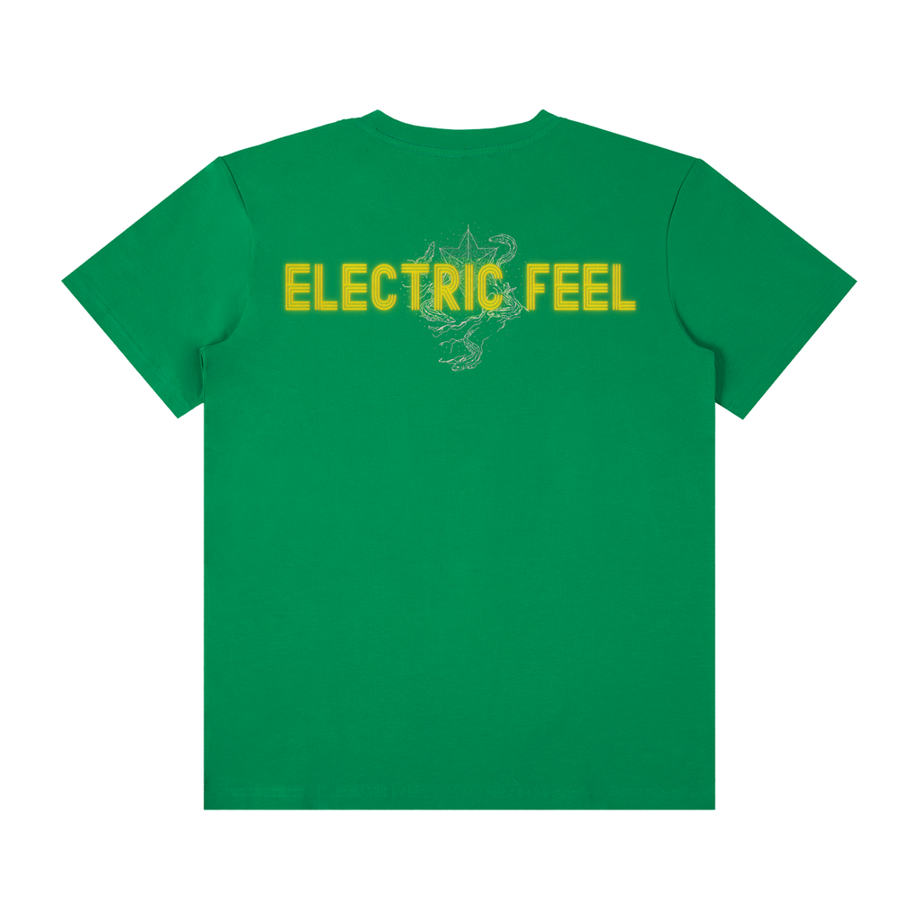 Electric Feel - SIZE UP 1 SIZE - Unisex Classic Crew Neck Cotton T-Shirt