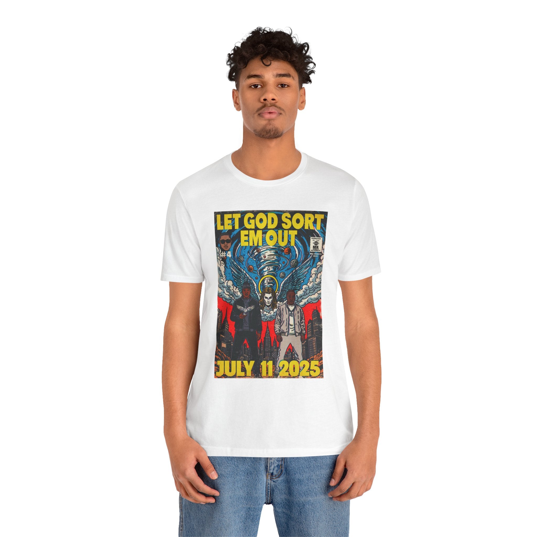 Let God Sort Em Out - Unisex Jersey Short Sleeve Tee