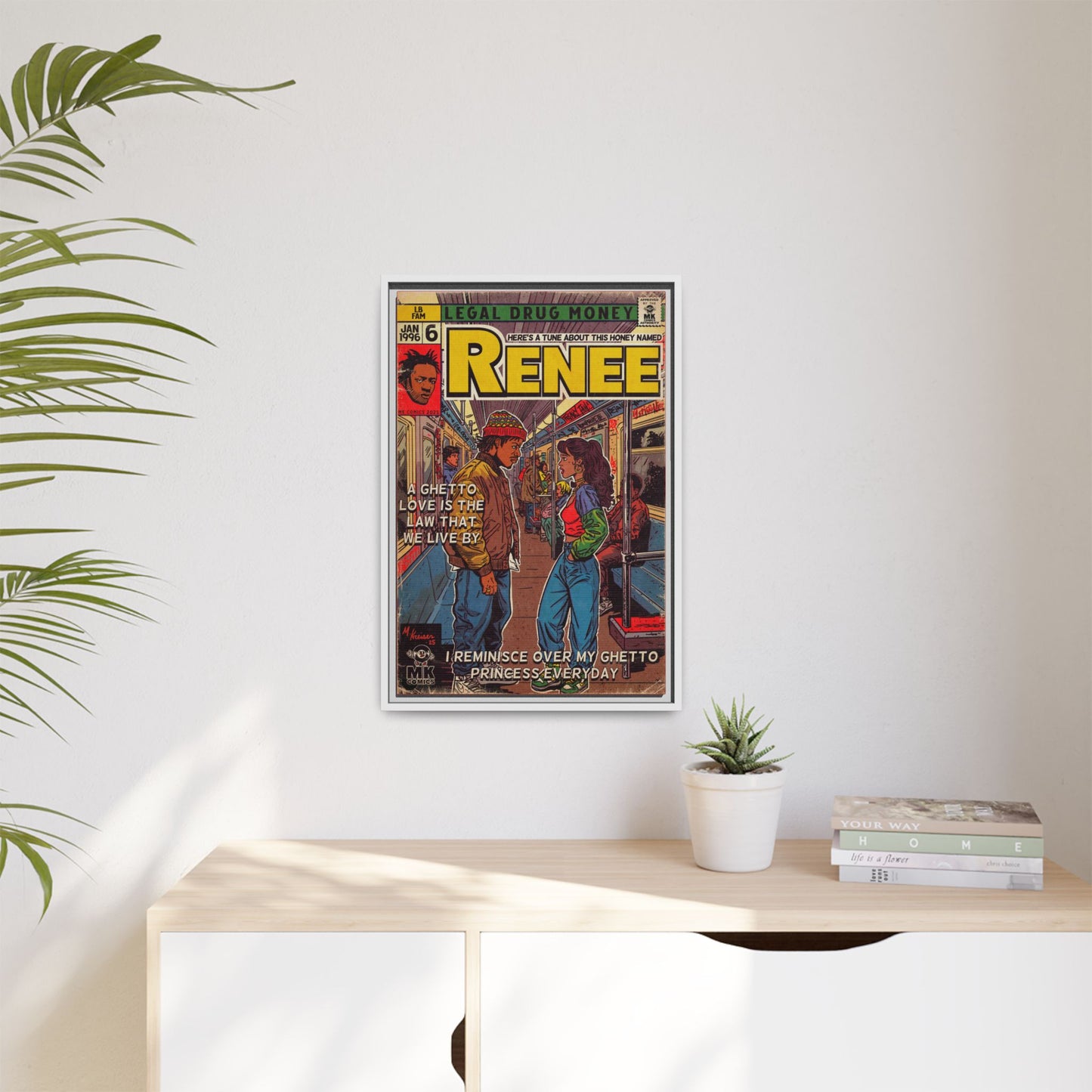 Lost Boyz - Renee - Matte Canvas, Framed (Multi-color)