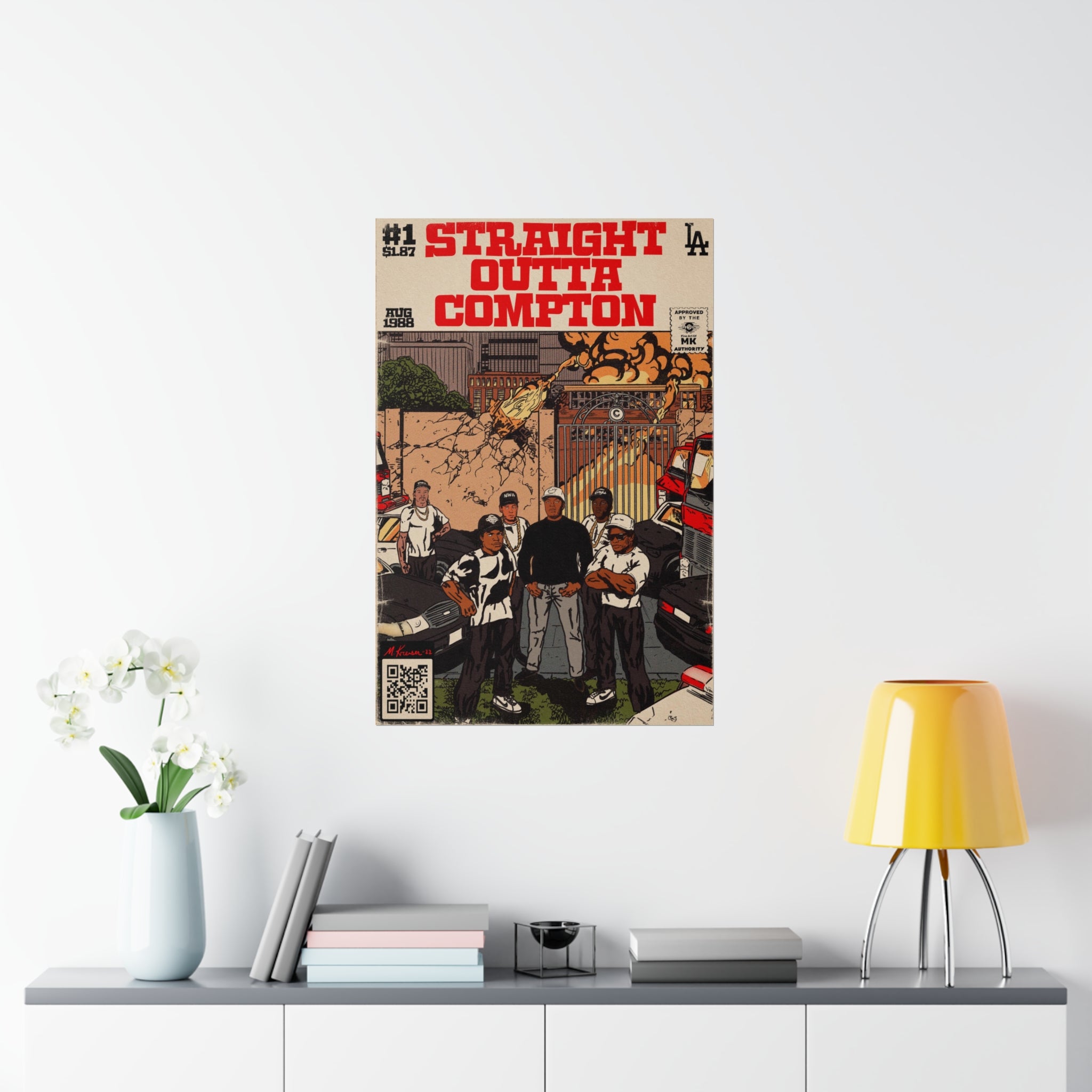 Straight Outta Compton - Vertical Matte Poster