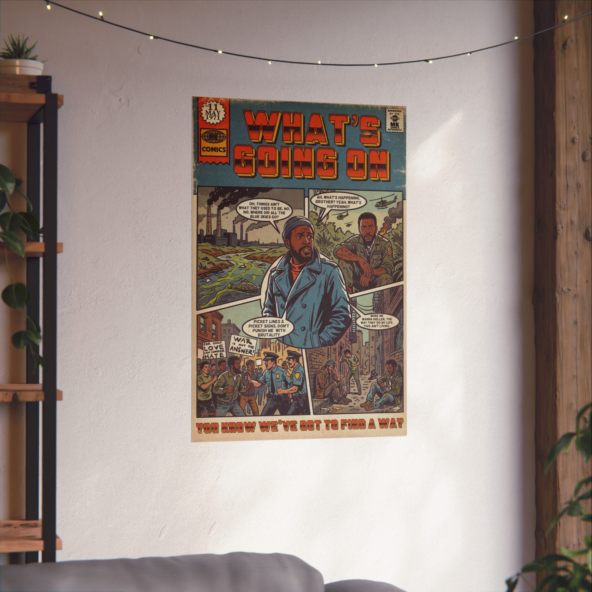 What's Going On - Matte Vertical Posters